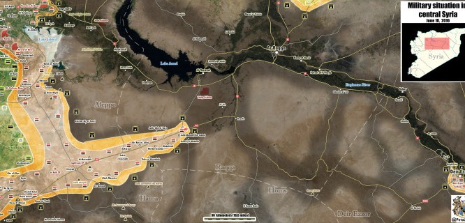 Video: Quân đội Syria phát triển tiến công về hướng sân bay Tabqa tỉnh Raqqa