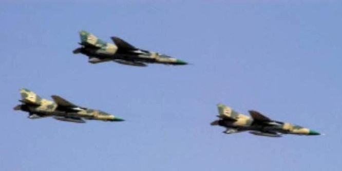 Không quân Syria ồ ạt tấn công khu vực Đông Ghouta, Damascus