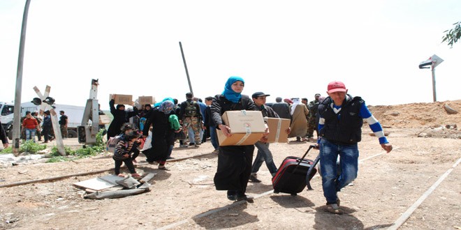 Người dân Syria trở về quê hương