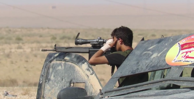 Binh sĩ Syria trong trận chiến Raqqa
