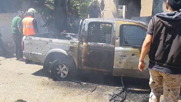 Nhiều xe vận tải của lực lượng Hồi giáo cực đoan ở Idlib bị thiêu hủy