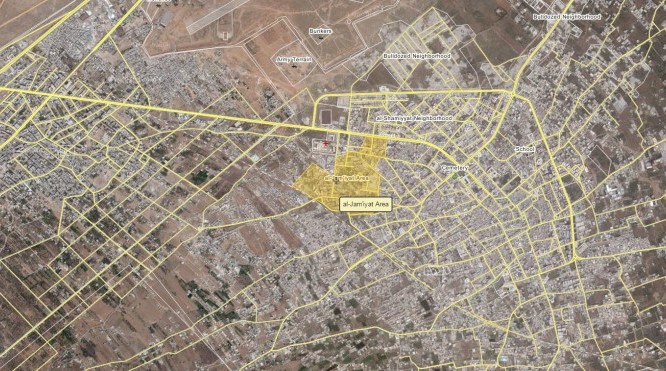 Bản đồ khu vực thành phố Darayya