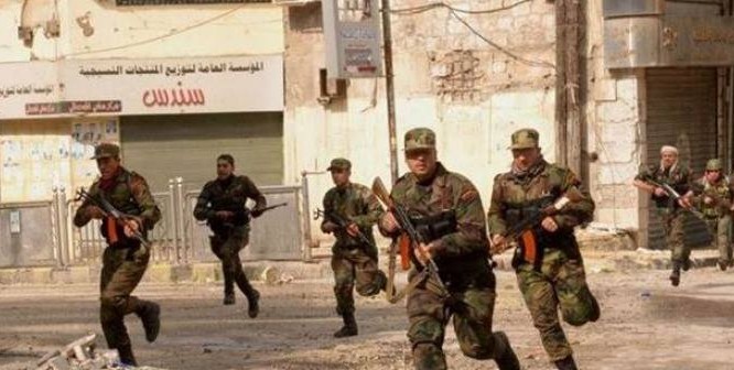 Quân đội Syria chiến đấu trong chiến trường Aleppo