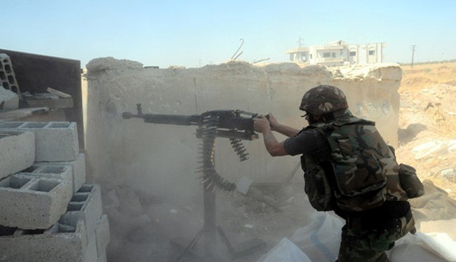 Binh sĩ Syria chiến đấu ở Deir Ezzor