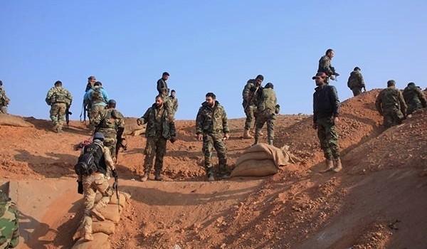 Binh sĩ Syria trên chiến trường Đông Ghouta