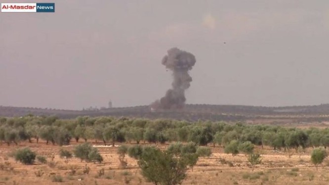 Không kích ác liệt trên vùng nông thôn tỉnh Idlib