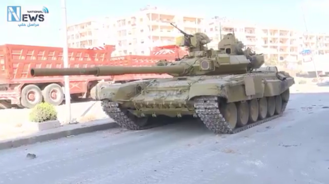 Xe tăng T-90 tiếp tục xuất hiện ở Aleppo, báo hiệu một cơn bão mới