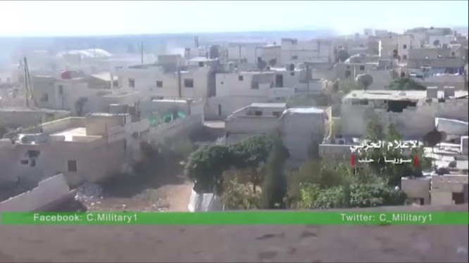 Quận Aleppo dưới hỏa lực pháo kích của quân đội Syria
