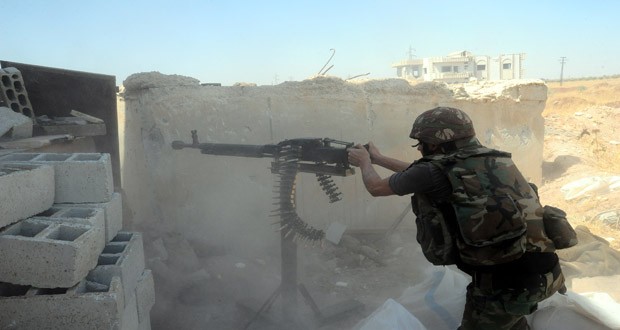 Quân đội Syria chiến đấu trên chiến trường Deir ez Zor