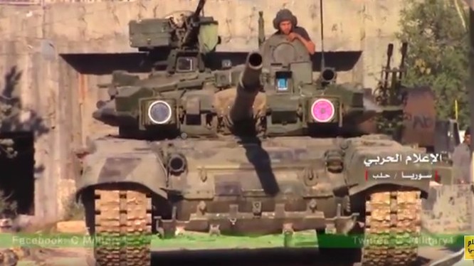 Xe tăng T-90 trên chiến trường Aleppo (ảnh minh họa)