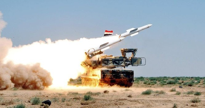 Tên lửa phòng không của quân đội Syria