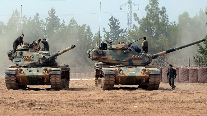Xe tăng Thổ Nhĩ Kỳ trên chiến trường Syria