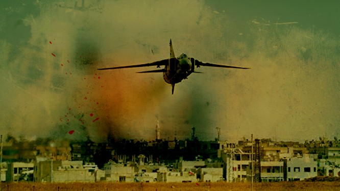 Không quân Syria không kích ở Aleppo