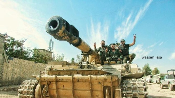 Binh sĩ lữ đoàn 105 Vệ binh Cộng hòa trên chiến trường Đông Ghouta