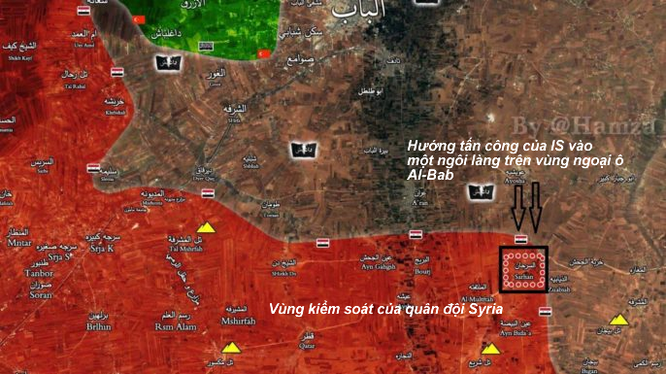 IS tấn công đánh chiếm một ngôi làng trên vùng nông thôn phia đông Aleppo