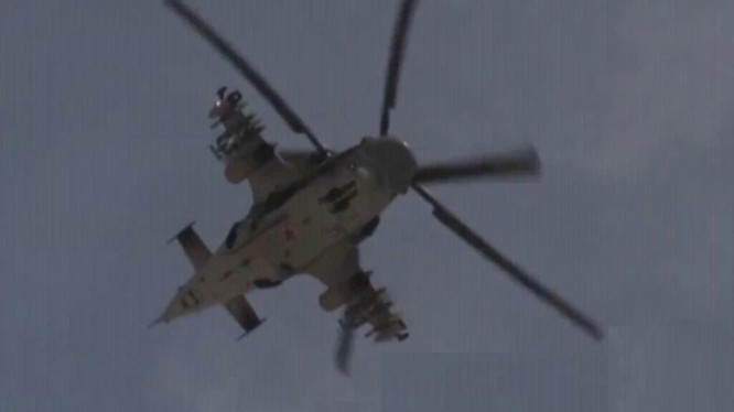 Trực thăng Ka-52 chiến đấu trên chiến trường Palmyra