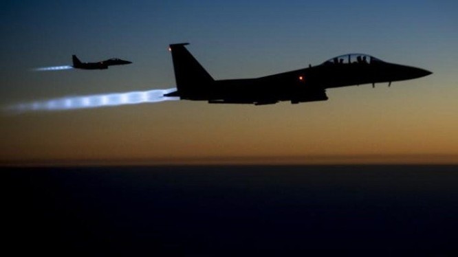 Máy bay Mỹ trên chiến trường Syria