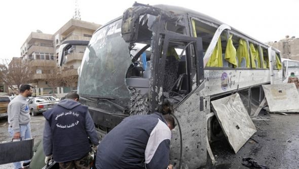 Những chiếc xe buýt bị đánh bom khủng bố
