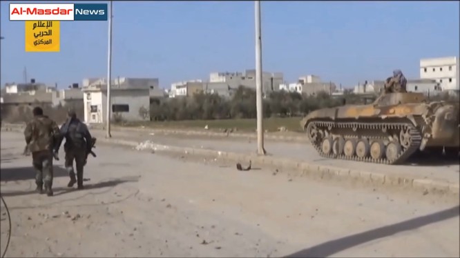 Quân đội Syria tấn công trên vùng nông thôn chiến trường Aleppo