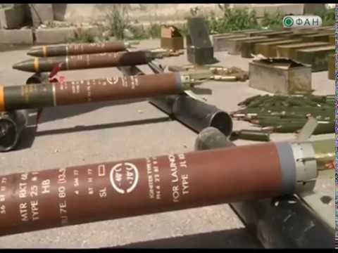 Quân đội Syria thu giữ một số lượng lớn vũ khí đạn dược vận chuyển cho phiến quân ở Damascus