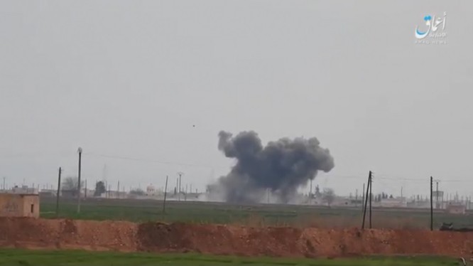 Không quân Syria không kích trên chiến trường Aleppo