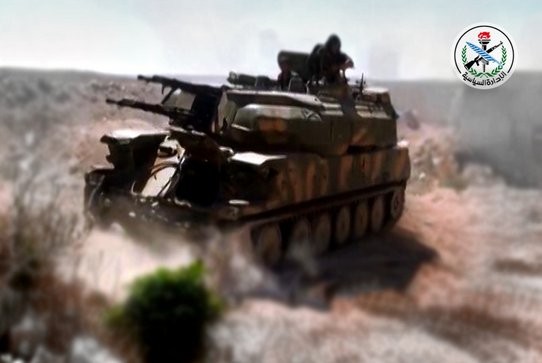Xe thiết giáp phòng không Shilka quân đội Syria trên chiến trường Deir Ezzor