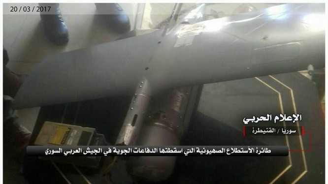 Chiếc máy bay Skylark bị phòng không Syria bắn hạ