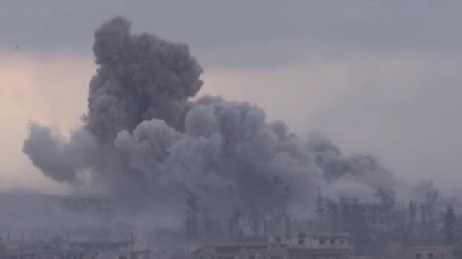 Không quân Syria không kích dữ dội thành phố Daraa