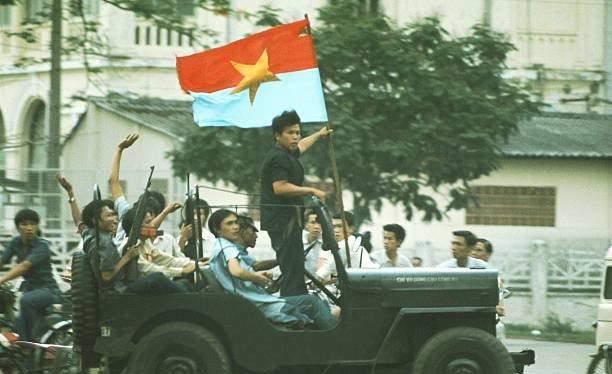 Các chiến sĩ biệt động Sài Gòn trong ngày chiến thắng