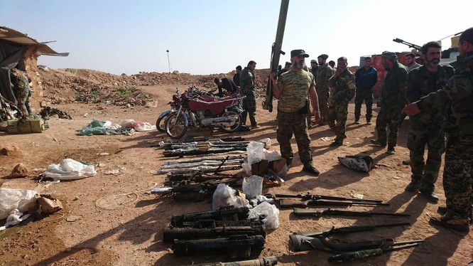 Quân đội Syria thu giữ nhiều vũ khí sau cuộc tấn công