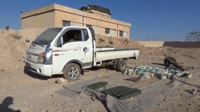 Quân đội Syria thu giữ một số lượng lớn vũ khí trên đường quốc lộ từ Idlib đến Aleppo