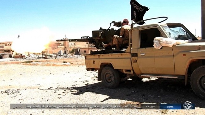 IS tấn công trên chiến trường sa mạc phía đông tỉnh Homs