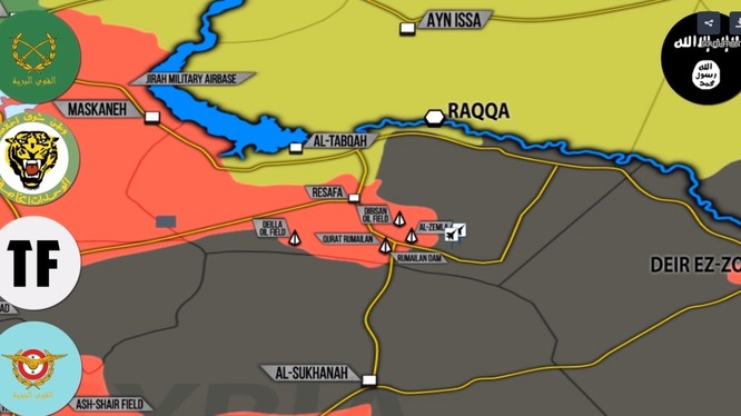 Lực lượng Tiger đẩy mạnh cuộc tấn công về hướng nam tỉnh Raqqa, chuẩn bị tiến về Deir Ezzor
