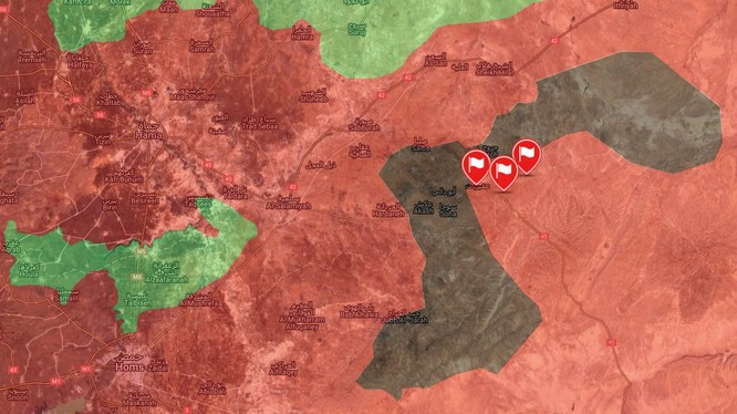 Đơn vị đặc nhiệm Săn IS giải phóng Uqayribat và khu vực phụ cận Jubb az Zatar trên chiến trường tỉnh Hama