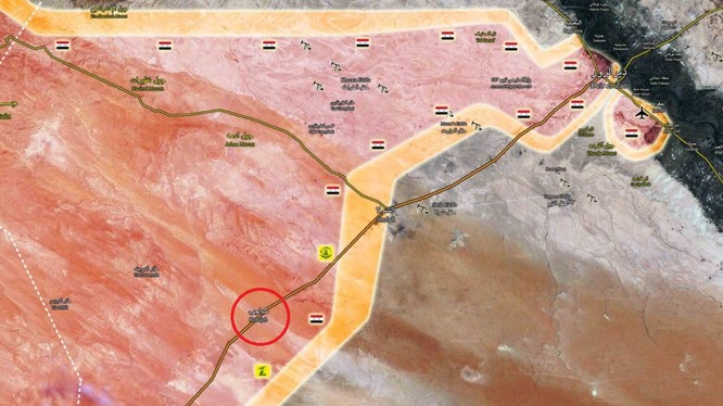 Bản đồ vị trí làng Kobajjep, quân đội Syria đã phòng thủ vững chắc ngôi làng chiến lược này - ảnh South Front
