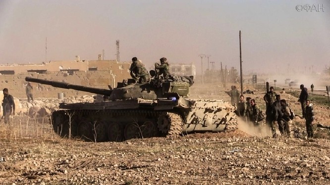 Quân đội Syria chiến đấu bảo vệ thị trấn Ma'an trên vùng nông thôn Bắc Syria