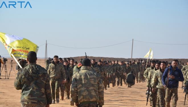 Lực lượng DMC (Hội đồng quân sự Deir Ezzor) - ảnh truyền thông Rojava