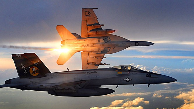 Máy bay chiến đấu Mỹ trên chiến trường Syria - ảnh minh họa của South Front