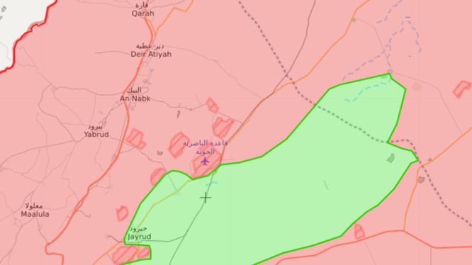 Khu vực Qalamoun, nơi các tay súng FSA có thể sẽ đầu hàng, giao nộp vũ khí cho quân đội Syria