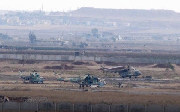 Sân bay quân sự Deir Ezzor, khu vực được cho là bị tấn công bằng xe VBIED của IS - ảnh Muraselon