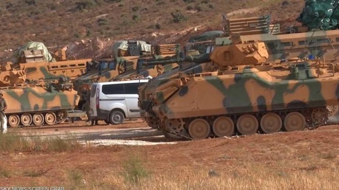 Một trạm kiểm soát khu vực "an toàn" của quân đội Thổ Nhĩ Kỳ - ảnh minh họa Muraselon