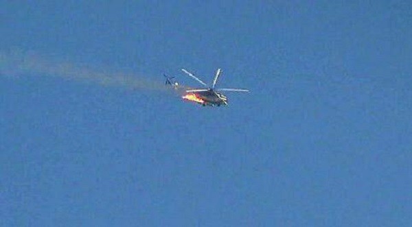 Trực thăng quân đội Syria gặp tai nạn trên cao nguyên Golan - ảnh South Front