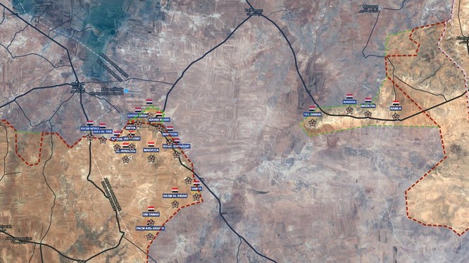 Những địa bàn dân cư mà lực lượng Tiger vừa giải phóng trên vùng nông thôn tỉnh Idlib - ảnh South Front