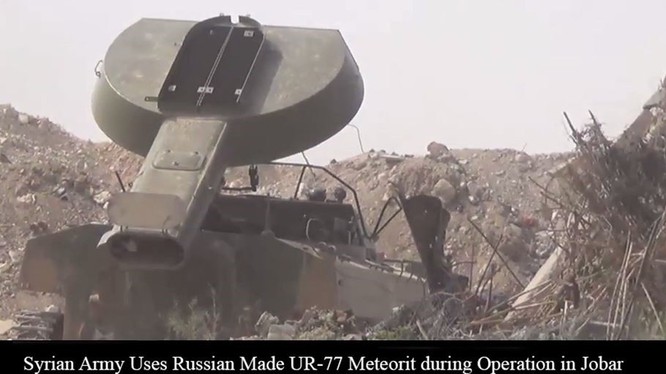 Quân đội Syria sử dụng xe quét mìn UR - 77 