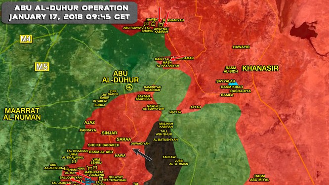 Tình hình chiến sự Syria, khu vực chiến trường Idlib - Hama - Aleppo - ảnh South Front
