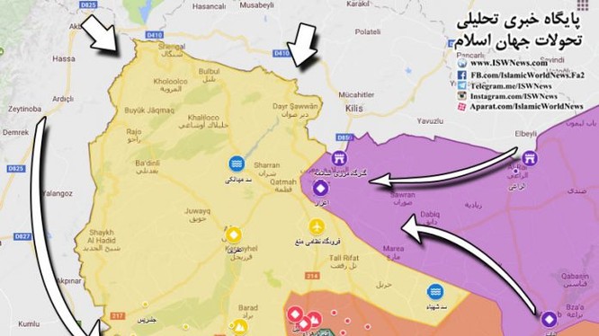 Quân đội Thổ Nhĩ Kỳ và lực lượng FSA bao vây phong tỏa, chuẩn bị tiến công vào khu vực Afrin Caton