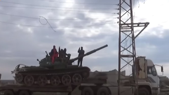 Quân đội Syria điều chuyển lực lượng, chuẩn bị cho chiến dịch tấn công mới ở Idlib, Hama, Aleppo. Ảnh minh họa video