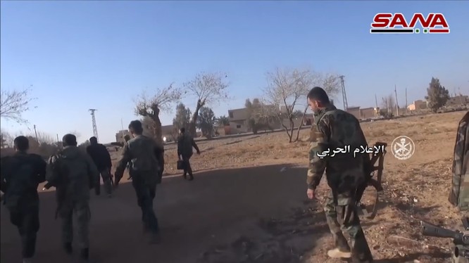 Lực lượng vũ trang địa phương NDF trên chiến trường Deir Ezzor - ảnh minh họa video