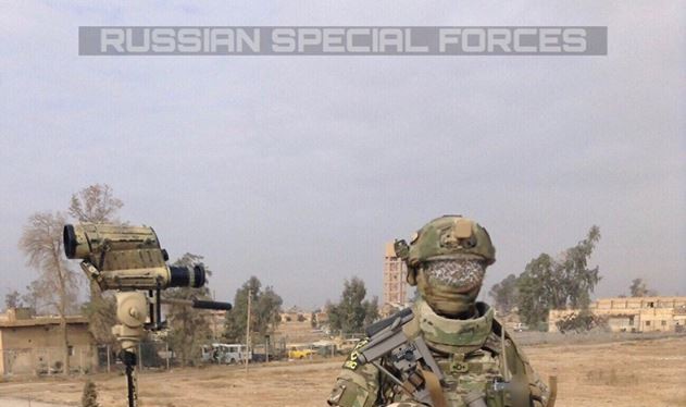 Đặc nhiệm Bộ quốc phòng Nga trên chiến trường Deir Ezzor - ảnh Muraselon