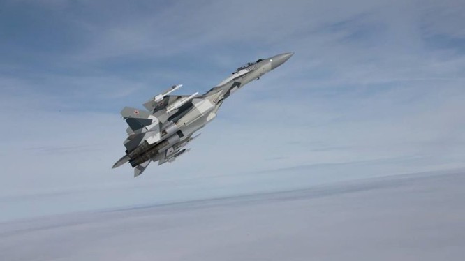 Máy bay chiến đấu đa nhiệm Su-35 Nga trên chiến trường Syria- ảnh minh họa Masdar News